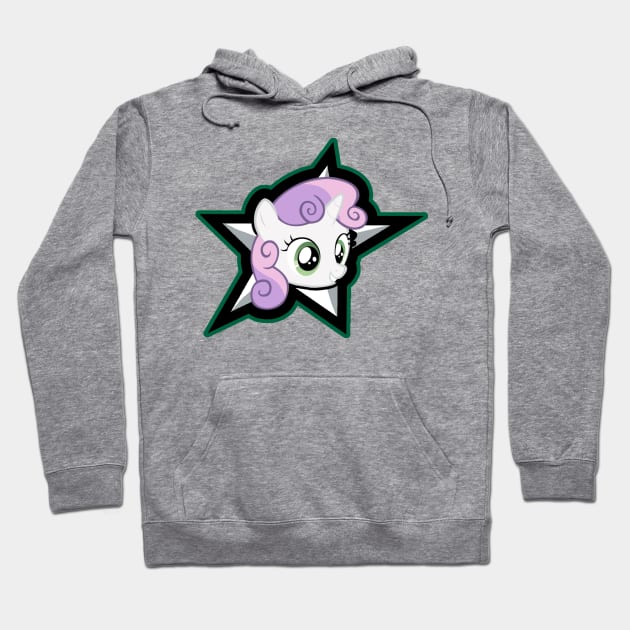 Sweetie Belle (Stars) Hoodie by euryoky